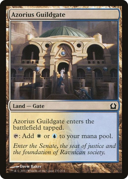 Azorius Guildgate in the group Magic the Gathering / Types / Colors / Colorless at Proxyprinters.com (55505)