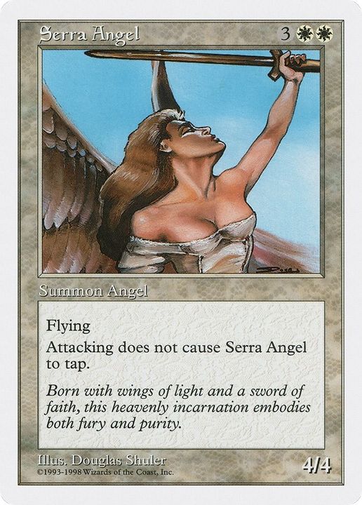 Serra Angel in the group Magic the Gathering / Types / Colors / White at Proxyprinters.com (55507)