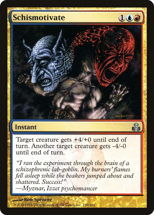 Schismotivate in the group Magic the Gathering / Types / Colors / Multicolors / R, U at Proxyprinters.com (55509)