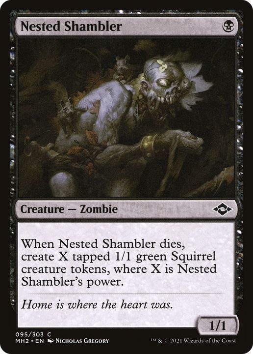 Nested Shambler in the group Magic the Gathering / Types / Creatures / Zombie at Proxyprinters.com (55512)