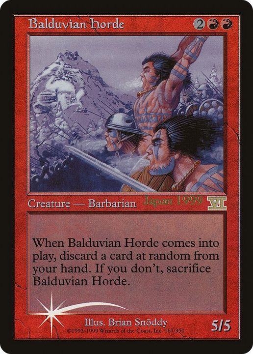 Balduvian Horde in the group Magic the Gathering / Sets / World Championship Promos at Proxyprinters.com (55516)