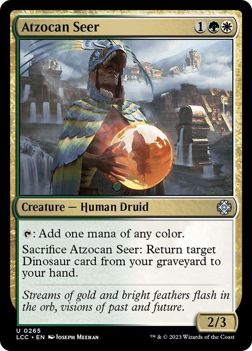 Atzocan Seer in the group Magic the Gathering / Types / Colors / Multicolors / G, W at Proxyprinters.com (55521)