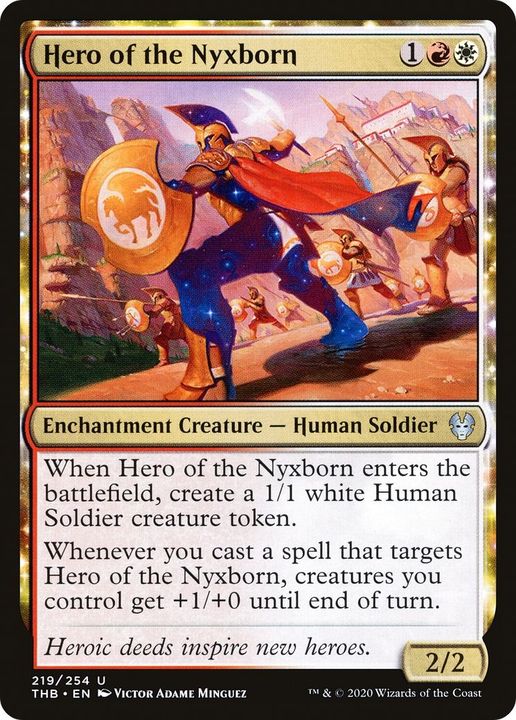 Hero of the Nyxborn in the group Magic the Gathering / Sets / Theros Beyond Death at Proxyprinters.com (55524)