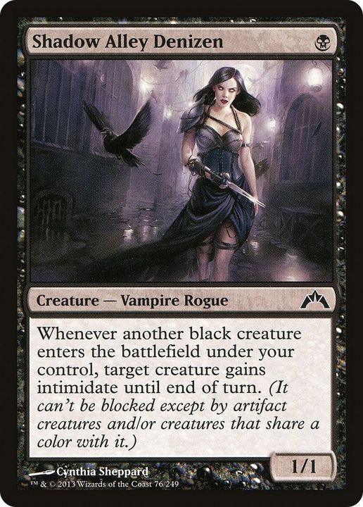 Shadow Alley Denizen in the group Magic the Gathering / Types / Colors / Black at Proxyprinters.com (55530)