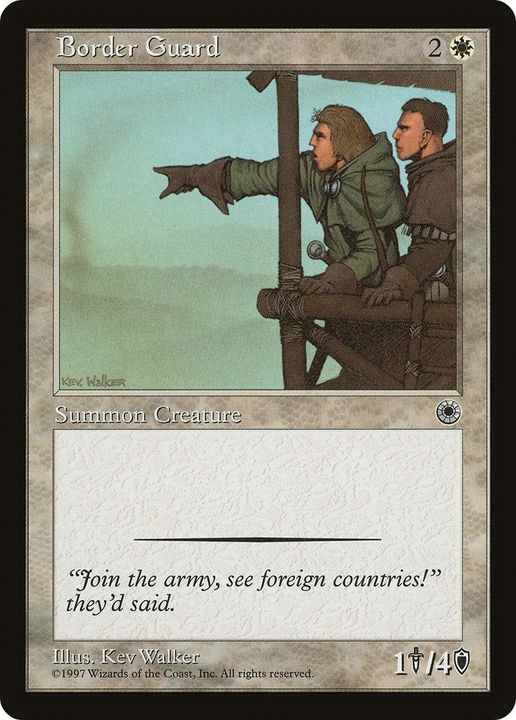 Border Guard in the group Magic the Gathering / Types / Creatures / Human at Proxyprinters.com (55535)