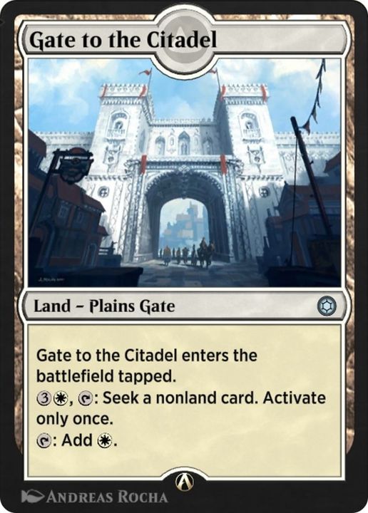 Gate to the Citadel in the group Magic the Gathering / Types / Land / Plains at Proxyprinters.com (55544)