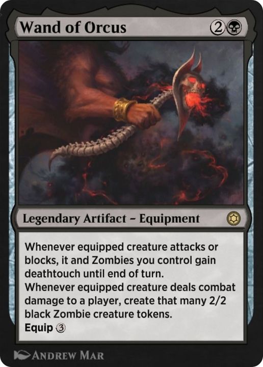 Wand of Orcus in the group Magic the Gathering / Types / Artifacts / Legendary Artifact at Proxyprinters.com (55584)