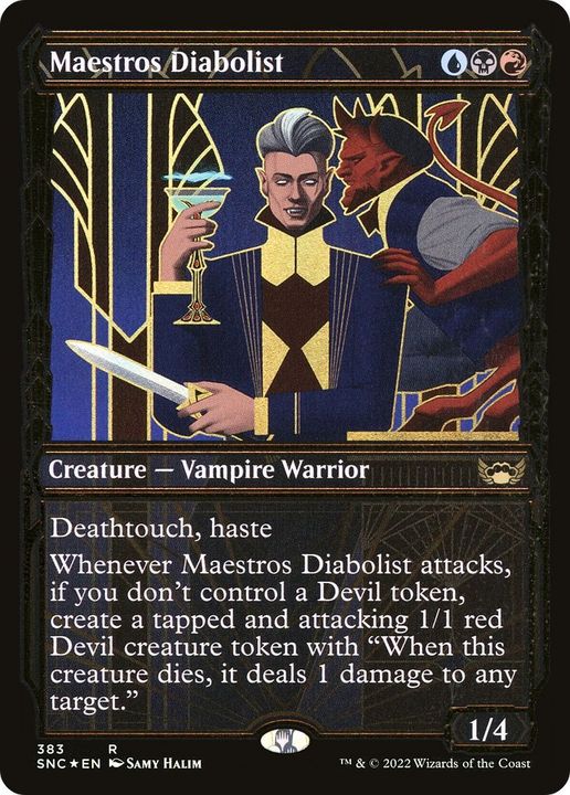 Maestros Diabolist in the group Magic the Gathering / Sets / Streets of New Capenna at Proxyprinters.com (55585)