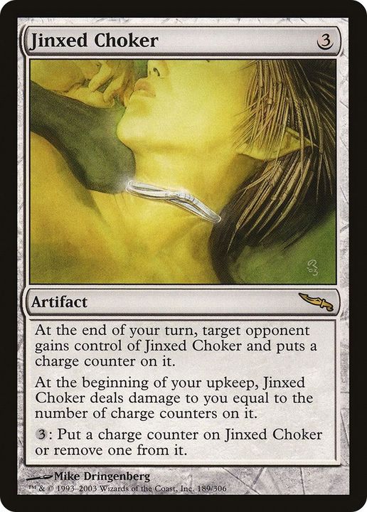 Jinxed Choker in the group Magic the Gathering / Types / Artifacts / Artifact at Proxyprinters.com (55587)