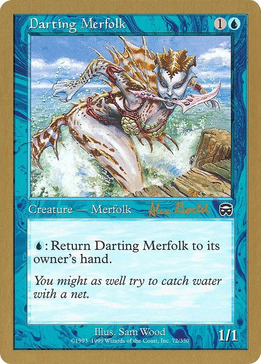 Darting Merfolk in the group Magic the Gathering / Types / Colors / Blue at Proxyprinters.com (55595)