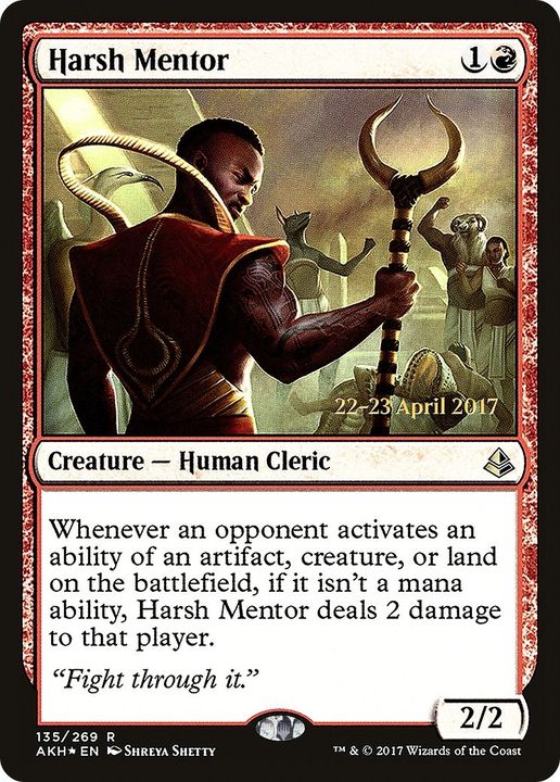 Harsh Mentor in the group Magic the Gathering / Types / Creatures / Human at Proxyprinters.com (55628)