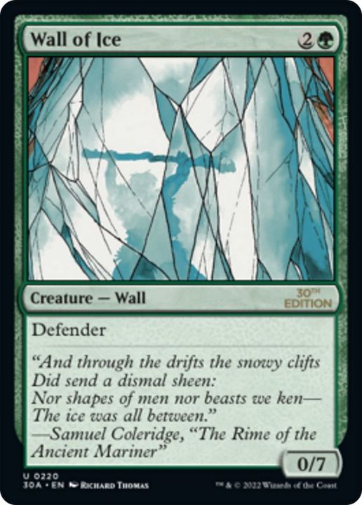 Wall of Ice in the group Magic the Gathering / Types / Colors / Green at Proxyprinters.com (5567)