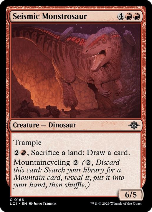 Seismic Monstrosaur in the group Magic the Gathering / Sets / The Lost Caverns of Ixalan at Proxyprinters.com (55674)