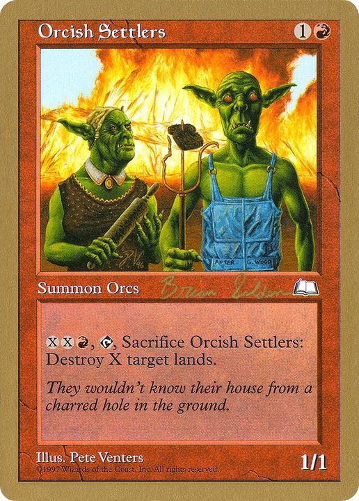 Orcish Settlers in the group Magic the Gathering / Types / Colors / Red at Proxyprinters.com (55676)