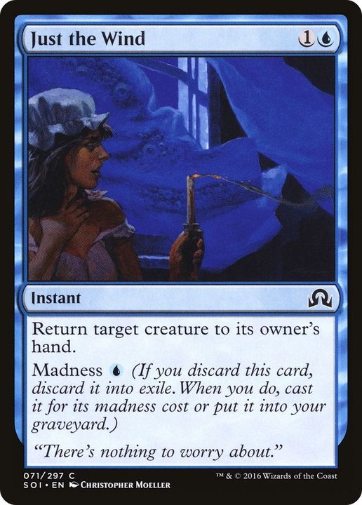 Just the Wind in the group Magic the Gathering / Types / Colors / Blue at Proxyprinters.com (55683)