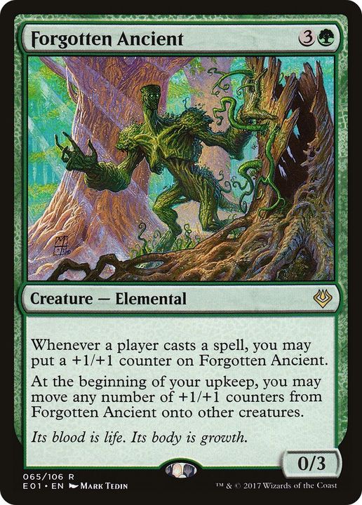 Forgotten Ancient in the group Magic the Gathering / Types / Colors / Green at Proxyprinters.com (55724)