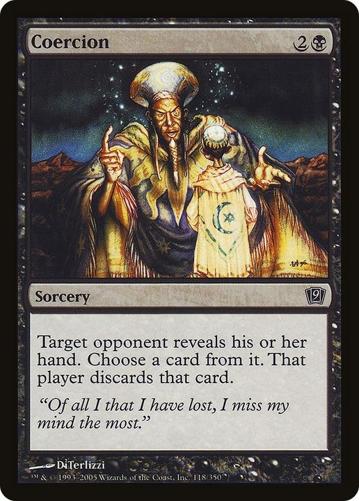 Coercion in the group Magic the Gathering / Types / Colors / Black at Proxyprinters.com (55747)