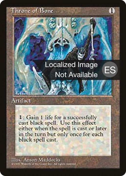 Throne of Bone in the group Magic the Gathering / Sets / Fourth Edition Foreign Black Border at Proxyprinters.com (55756)