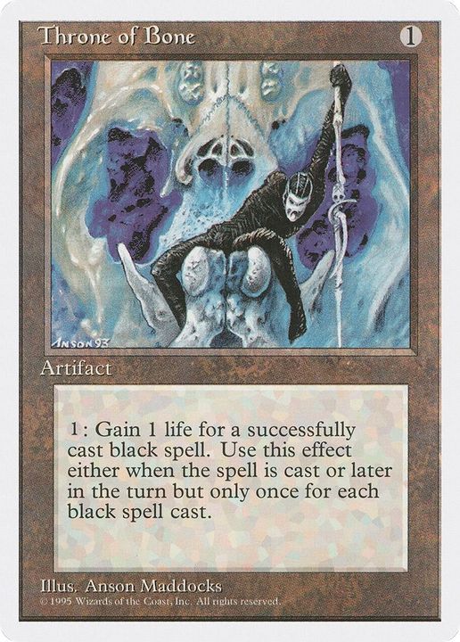 Throne of Bone in the group Magic the Gathering / Types / Artifacts / Artifact at Proxyprinters.com (55765)