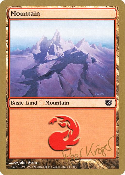 Mountain in the group Magic the Gathering / Sets / World Championship Decks 2003 at Proxyprinters.com (55781)