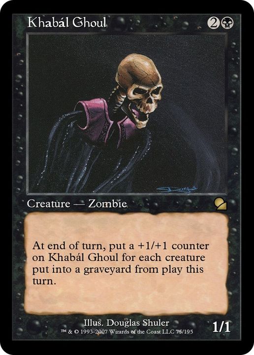 Khabál Ghoul in the group Magic the Gathering / Types / Creatures / Zombie at Proxyprinters.com (55784)