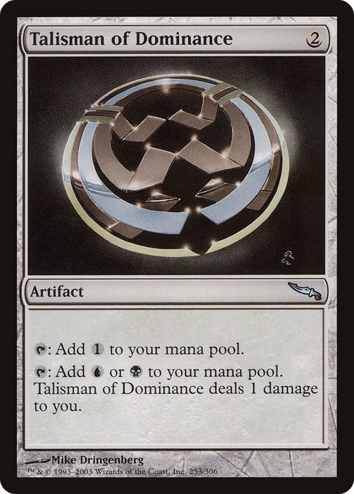 Talisman of Dominance in the group Magic the Gathering / Types / Artifacts / Artifact at Proxyprinters.com (55829)