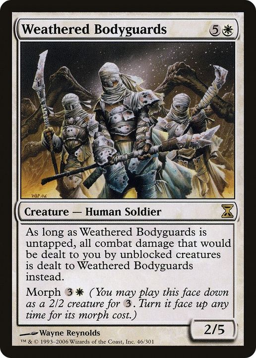 Weathered Bodyguards in the group Magic the Gathering / Types / Creatures / Human at Proxyprinters.com (55845)