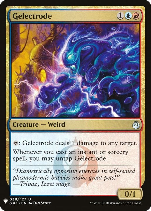 Gelectrode in the group Magic the Gathering / Types / Colors / Multicolors / R, U at Proxyprinters.com (55862)