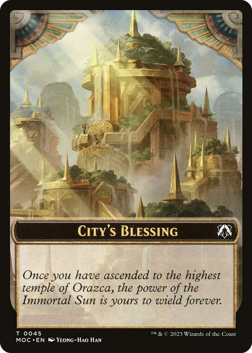 City's Blessing in the group Magic the Gathering / Types / Colors / Colorless at Proxyprinters.com (55876)