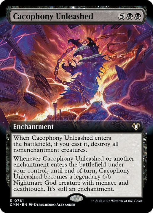 Cacophony Unleashed in the group Magic the Gathering / Sets / Commander Masters at Proxyprinters.com (55891)