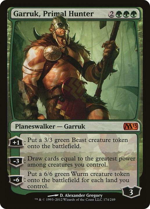 Garruk, Primal Hunter in the group Magic the Gathering / Sets / Magic 2014 at Proxyprinters.com (55905)