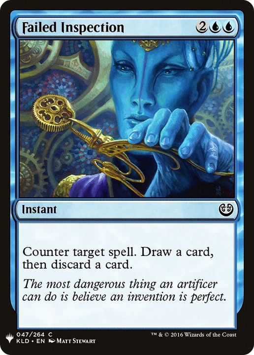 Failed Inspection in the group Magic the Gathering / Types / Colors / Blue at Proxyprinters.com (55914)