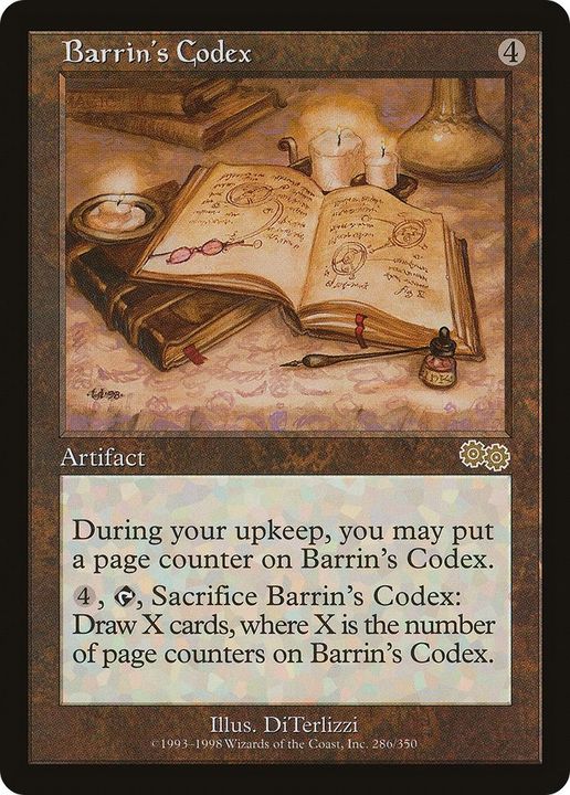 Barrin's Codex in the group Magic the Gathering / Types / Artifacts / Artifact at Proxyprinters.com (55923)