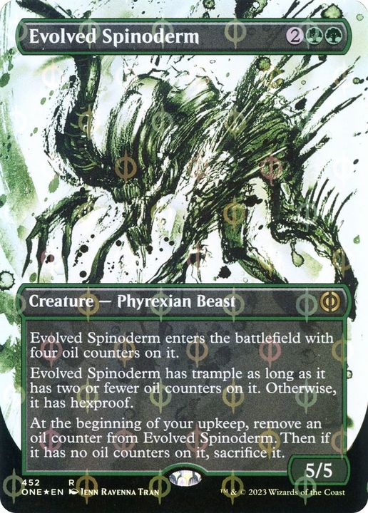 Evolved Spinoderm in the group Magic the Gathering / Types / Colors / Green at Proxyprinters.com (55929)