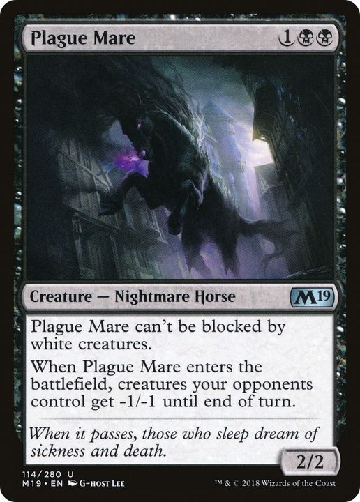 Plague Mare in the group Magic the Gathering / Types / Colors / Black at Proxyprinters.com (55935)