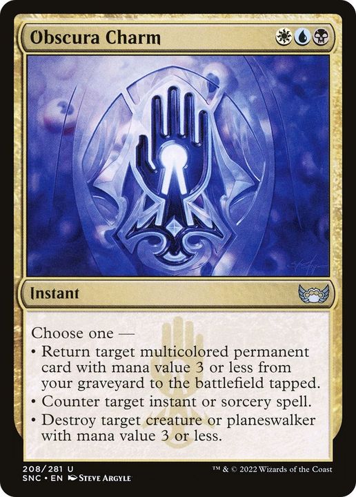 Obscura Charm in the group Magic the Gathering / Sets / Streets of New Capenna at Proxyprinters.com (55949)