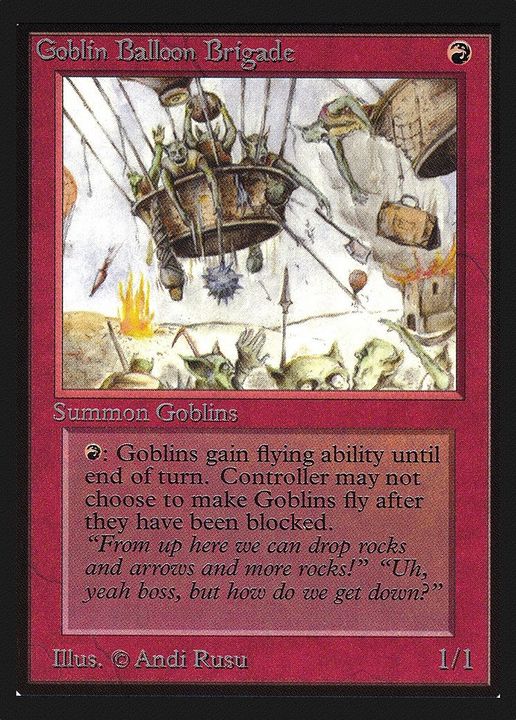 Goblin Balloon Brigade in the group Magic the Gathering / Types / Creatures / Warrior at Proxyprinters.com (5598)