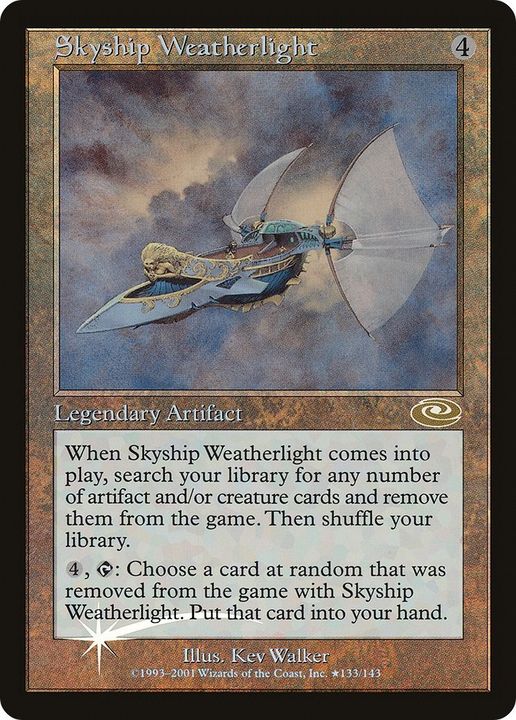 Skyship Weatherlight in the group Magic the Gathering / Types / Artifacts / Legendary Artifact at Proxyprinters.com (55980)