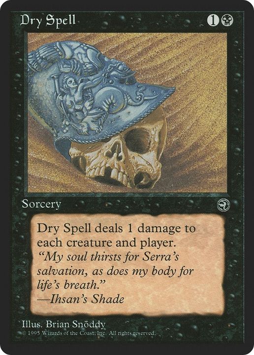 Dry Spell in the group Magic the Gathering / Types / Colors / Black at Proxyprinters.com (55988)