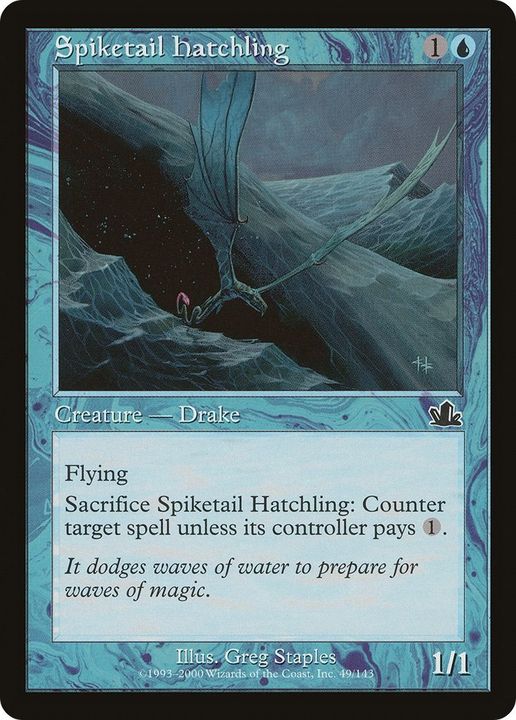 Spiketail Hatchling in the group Magic the Gathering / Types / Colors / Blue at Proxyprinters.com (56003)