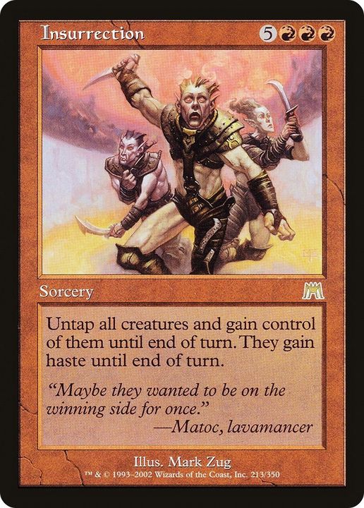 Insurrection in the group Magic the Gathering / Types / Colors / Red at Proxyprinters.com (56005)