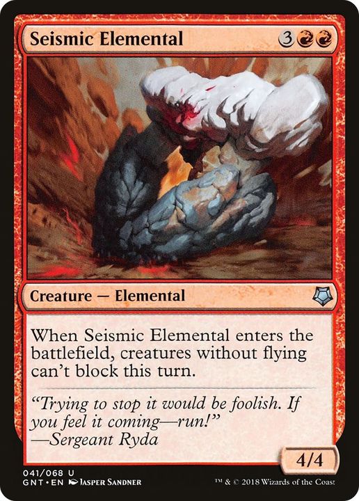 Seismic Elemental in the group Magic the Gathering / Sets / Game Night: Free-for-All at Proxyprinters.com (56008)