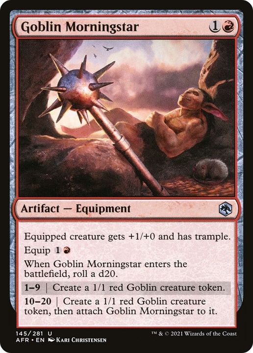 Goblin Morningstar in the group Magic the Gathering / Types / Artifacts / Artifact at Proxyprinters.com (56009)