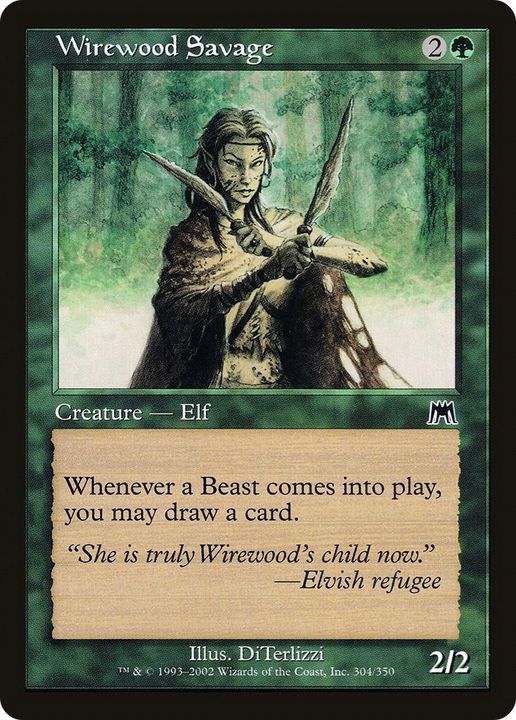 Wirewood Savage in the group Magic the Gathering / Sets / Onslaught at Proxyprinters.com (56023)