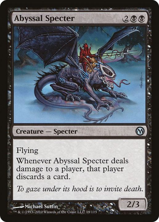 Abyssal Specter in the group Magic the Gathering / Types / Colors / Black at Proxyprinters.com (56029)