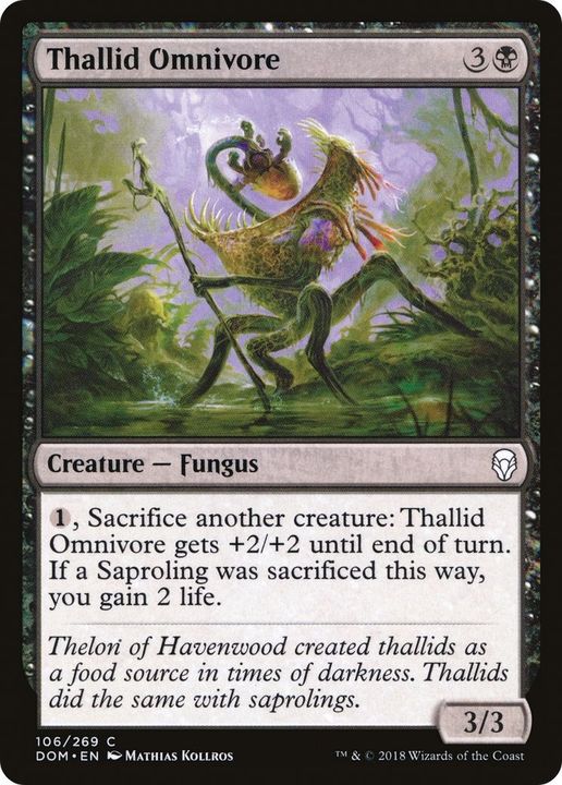 Thallid Omnivore in the group Magic the Gathering / Types / Colors / Black at Proxyprinters.com (56064)