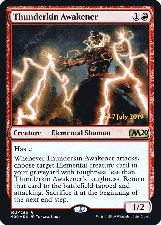 Thunderkin Awakener in the group Magic the Gathering / Sets / Core Set 2020 Promos at Proxyprinters.com (56070)