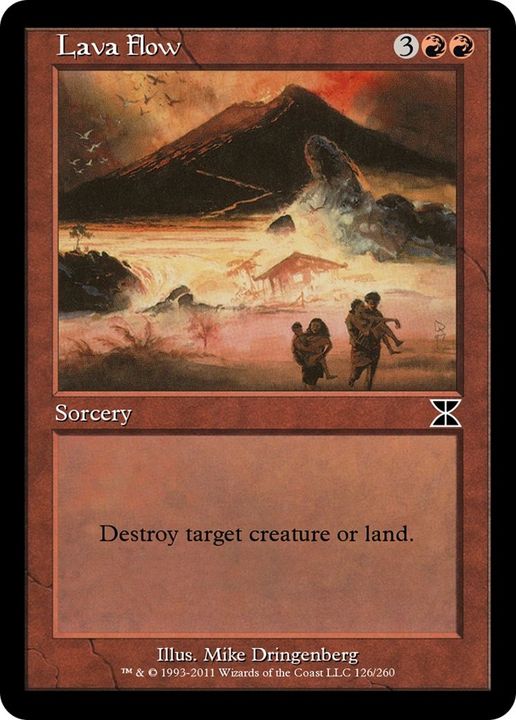 Lava Flow in the group Magic the Gathering / Types / Colors / Red at Proxyprinters.com (56077)