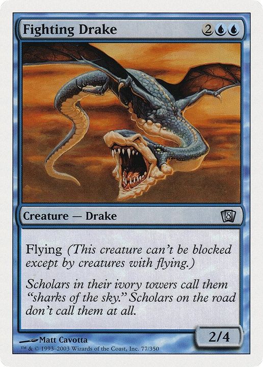 Fighting Drake in the group Magic the Gathering / Types / Colors / Blue at Proxyprinters.com (56085)