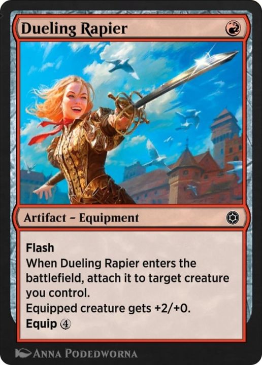 Dueling Rapier in the group Magic the Gathering / Types / Artifacts / Artifact at Proxyprinters.com (56105)